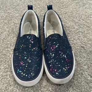 Little girl slip on shoes